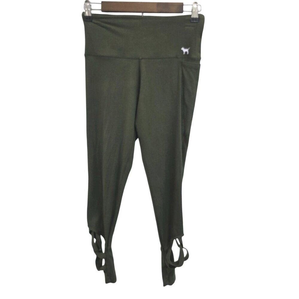 PINK Victoria’s‎ Secret Y2K Yoga Pants Gladiator Ankles Olive Green Size S Small
